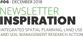 Newsletter INSPIRATION, Integrated spatial planning, land use and soil management research action